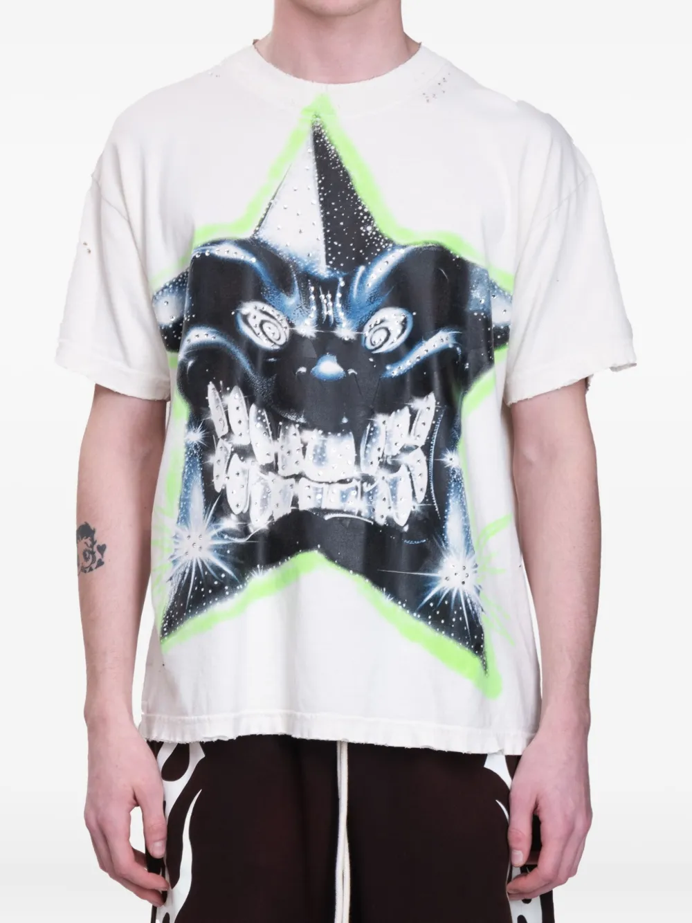HELLSTAR graphic-print T-shirt - Wit