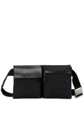 Gucci Pre-Owned 2000-2015 GG Canvas Double Pocket belt bag - Black