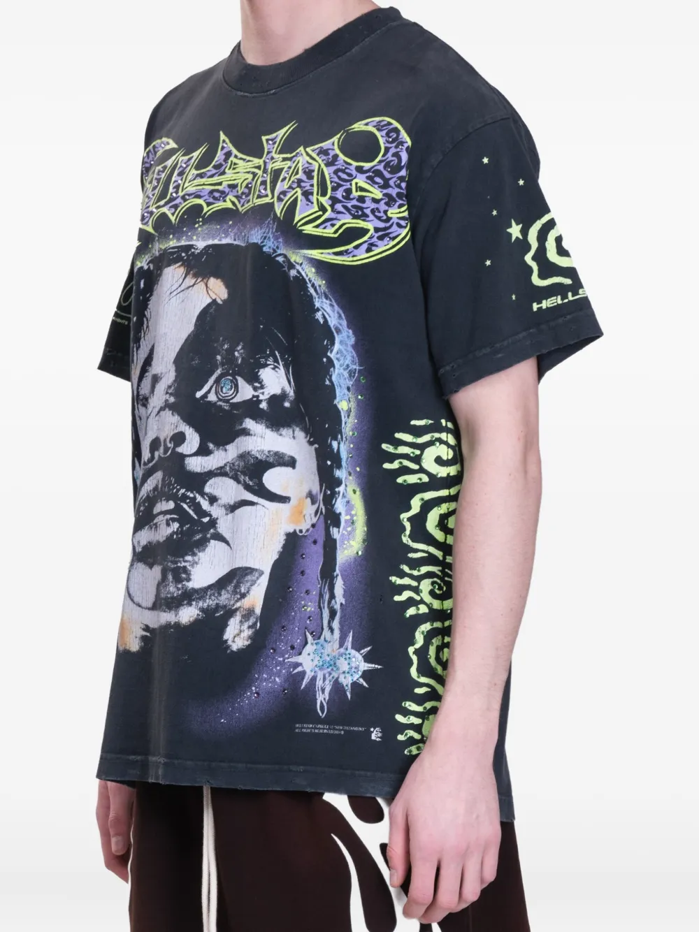 HELLSTAR Amen T-shirt - Zwart