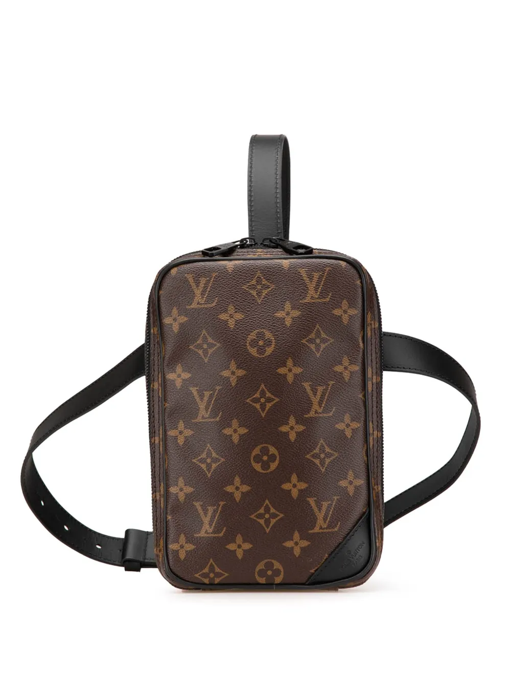 Louis Vuitton Pre-Owned 2018 モノグラム ソーラーレイ ユーティリティ ショルダーバッグ - ブラック Louis Vuitton Pre-Owned 2018 モノグラム ソーラーレイ ユーティリティ ショルダーバッグ - ブラック