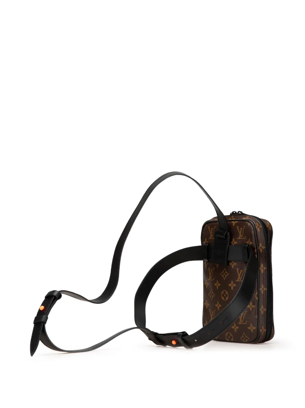 Pre-owned Louis Vuitton 2018 Monogram Solar Ray Utility Side Bag Crossbody Bag In Black