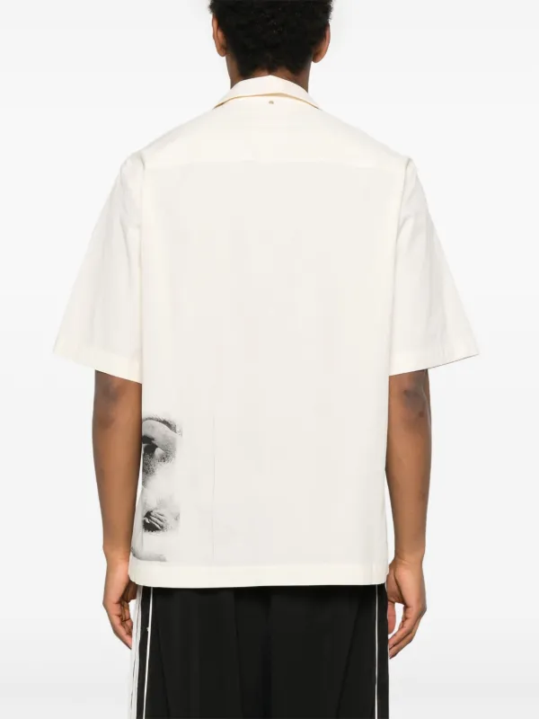OAMC コットンシャツ イタリア製 OAMC コットン シャツ | ニュートラル | FARFETCH JP