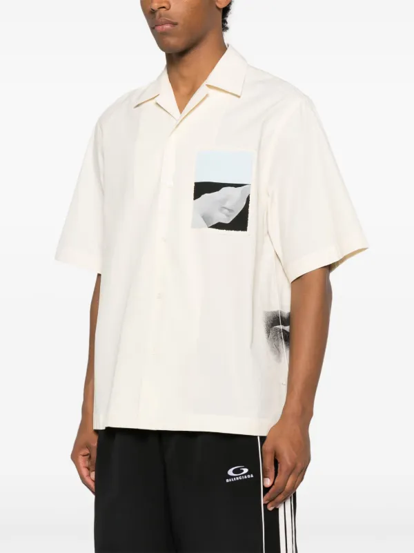 OAMC コットン シャツ | ニュートラル | FARFETCH JP
