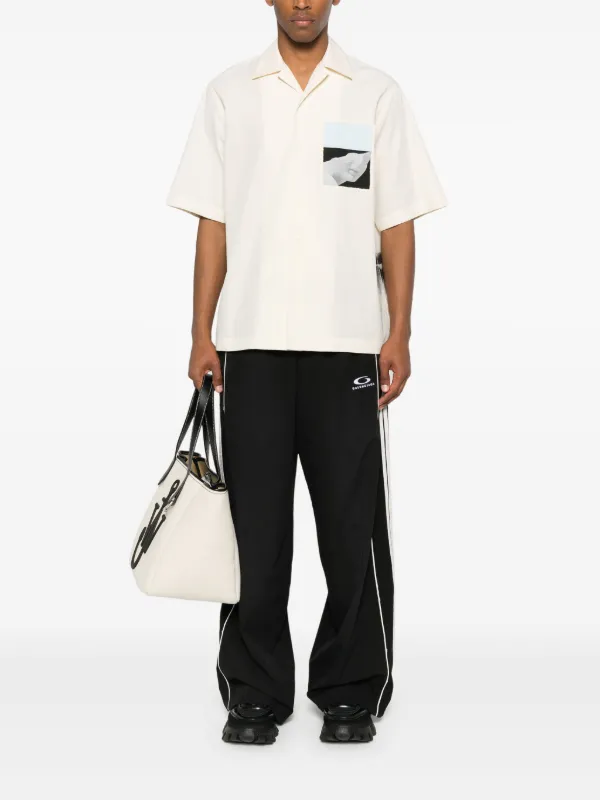 OAMC コットンシャツ イタリア製 OAMC コットン シャツ | ニュートラル | FARFETCH JP