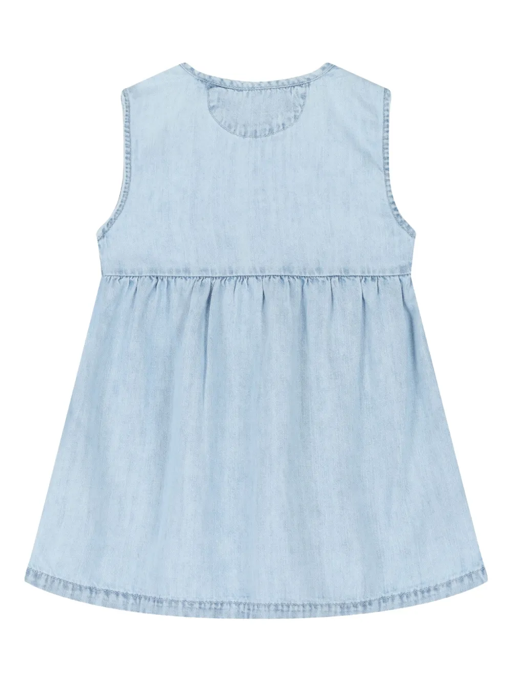 Calvin Klein Kids Jurk met geborduurd logo - Blauw