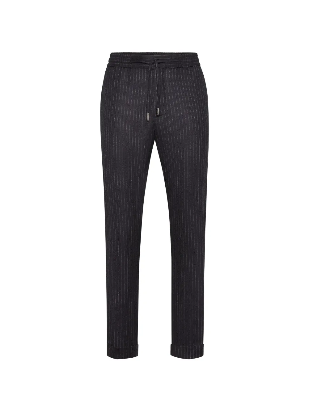 Billionaire pinestriped drawstring trousers - Grigio