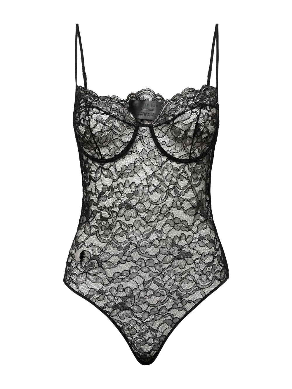 Philipp Plein Kanten body Zwart