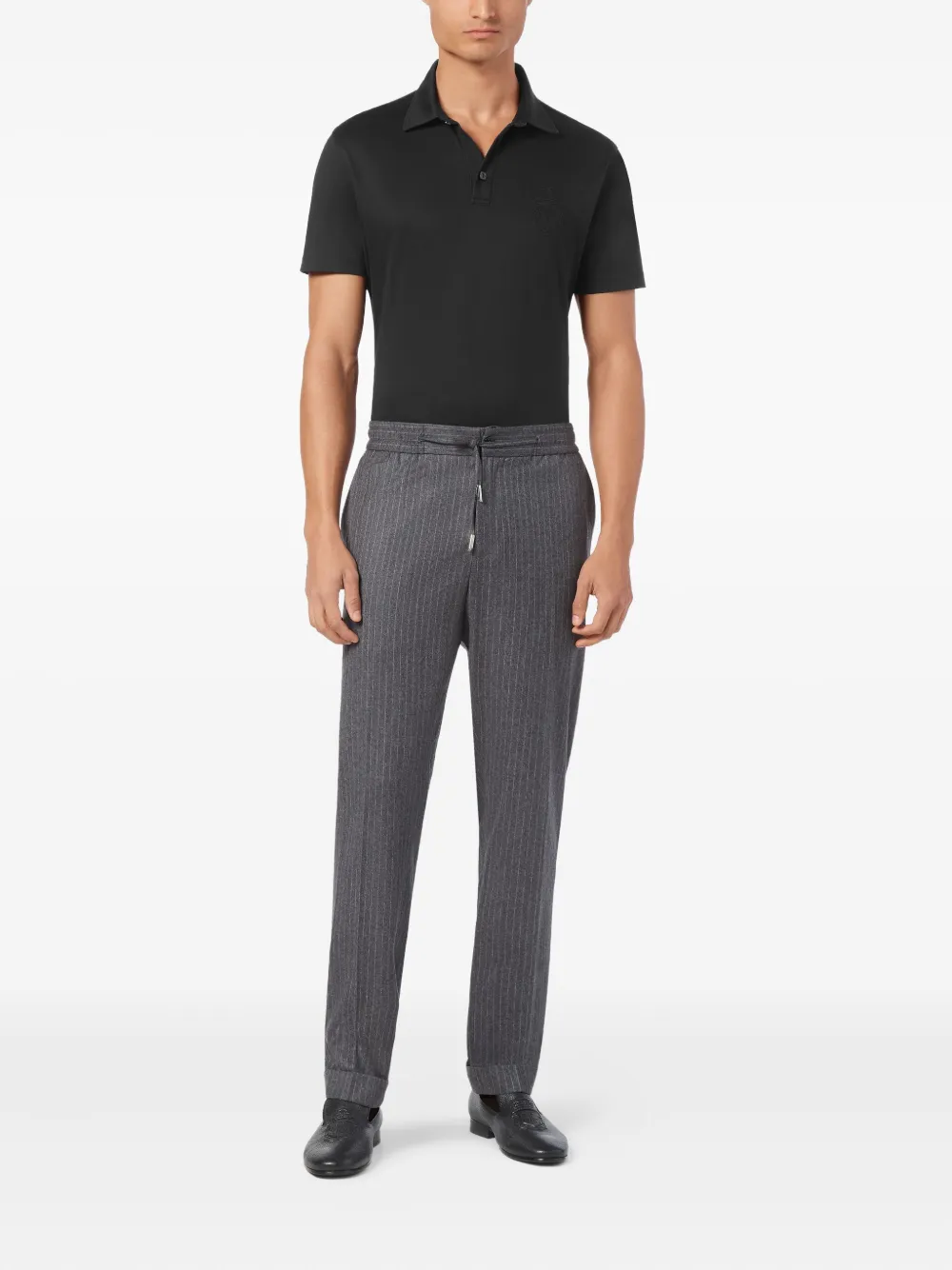 Billionaire pinstriped trousers - Grijs