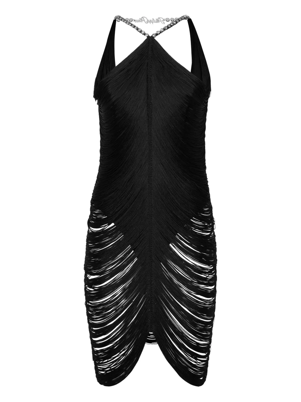 Philipp Plein Fragnes mini dress Zwart
