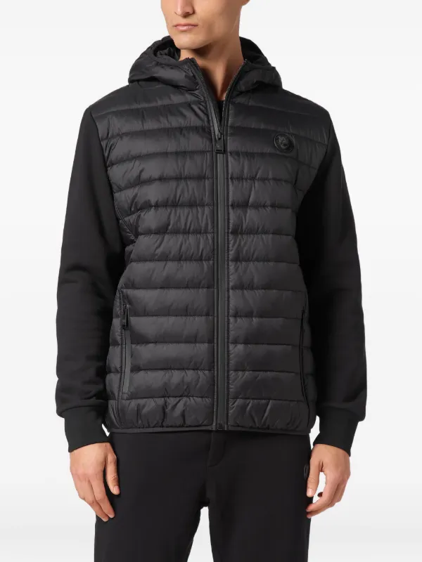 Veste Matelassée Bomber Noire Pour Homme - Marque Plein Sport - Taille 50 - Neuf Avec étiquette