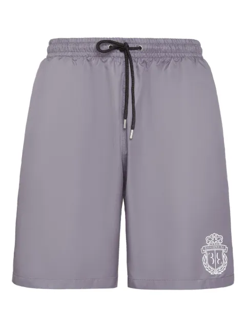 Billionaire logo-print swim shorts