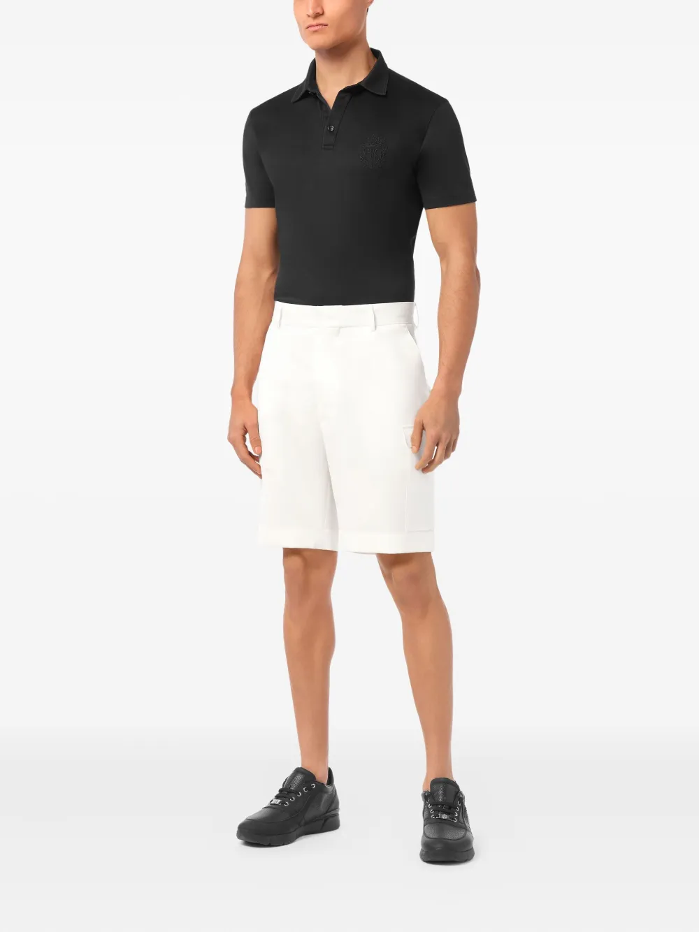 Billionaire wool cargo shorts - Wit