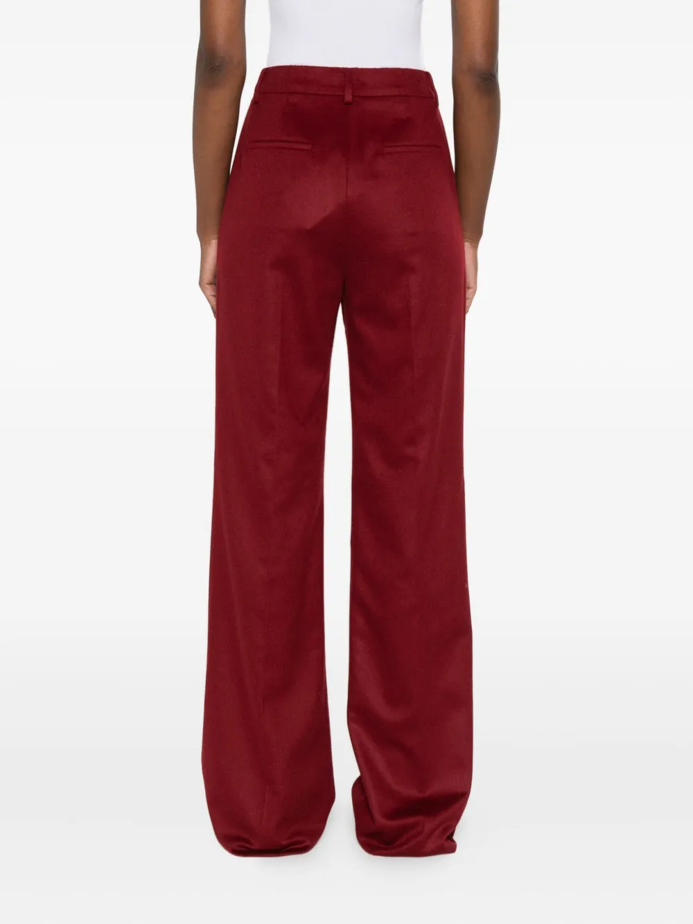 Max Mara Pleated Trousers In Brown