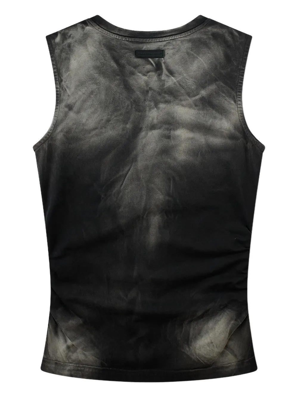 FENG CHEN WANG WASHED DENIM-PRINT VEST