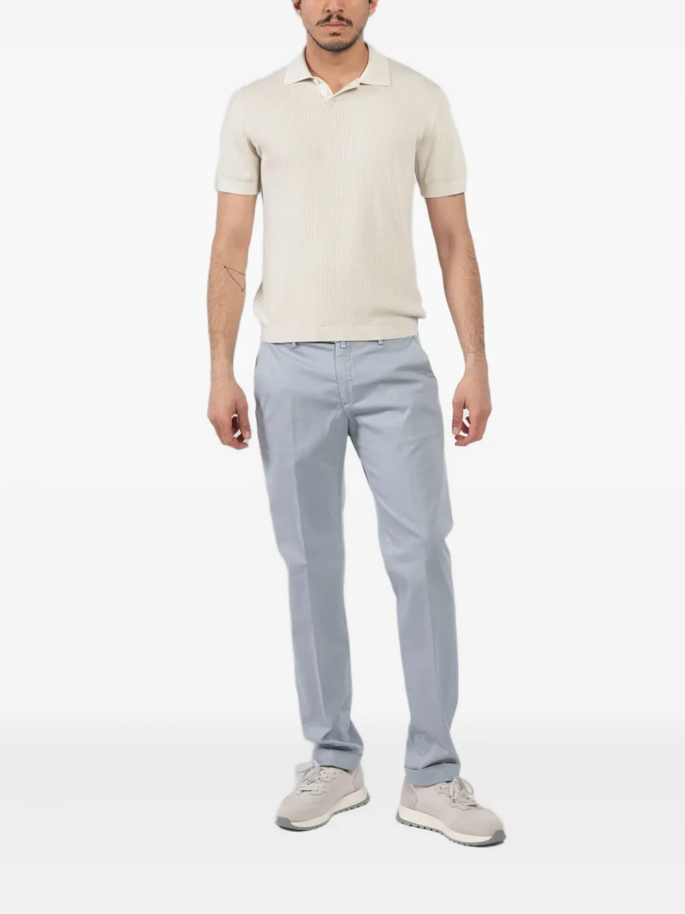 Transit cotton polo shirt - Beige