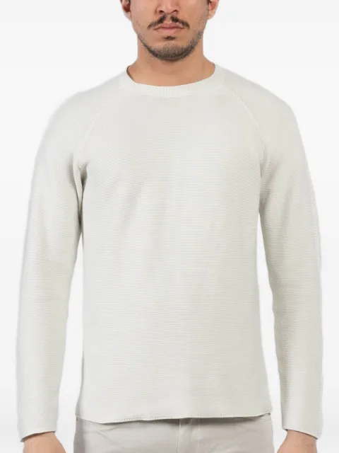 Transit textured crew-neck sweater