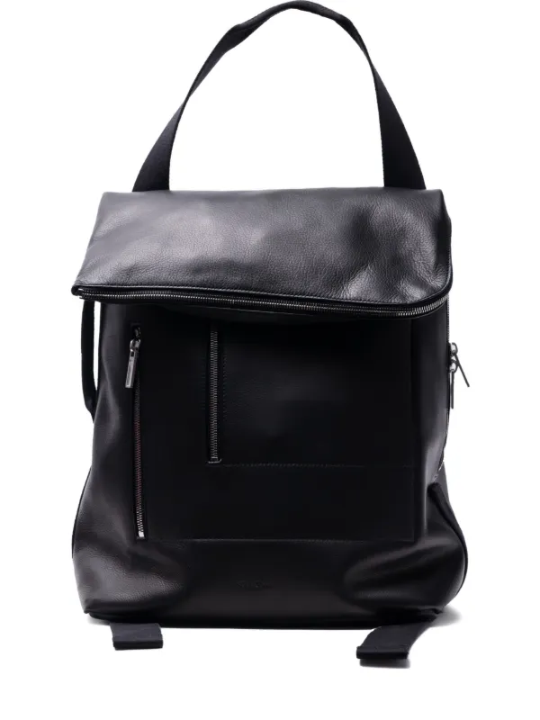Rick Owens レザー バックパック | ブラック | FARFETCH JP