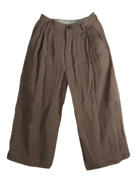Ziggy Chen pinstripe trousers