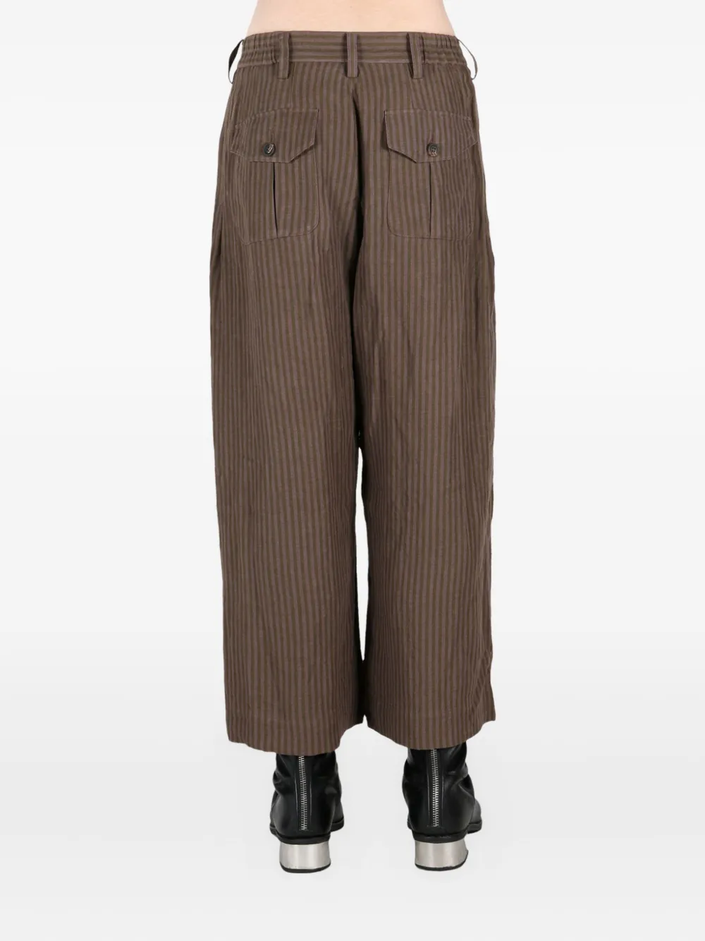 Ziggy Chen pinstripe trousers Bruin
