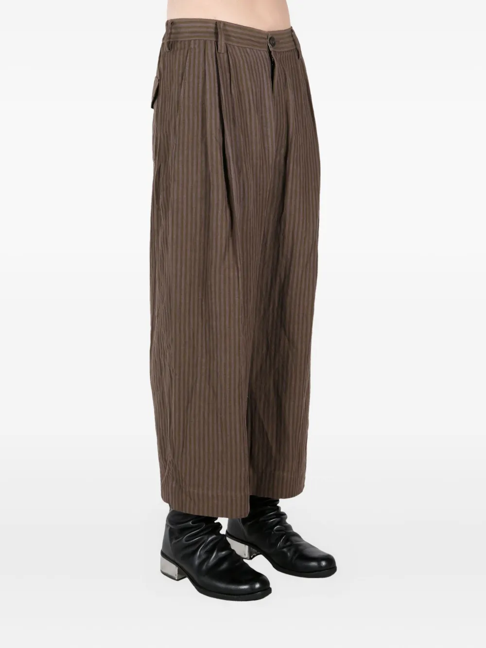 Ziggy Chen pinstripe trousers Bruin