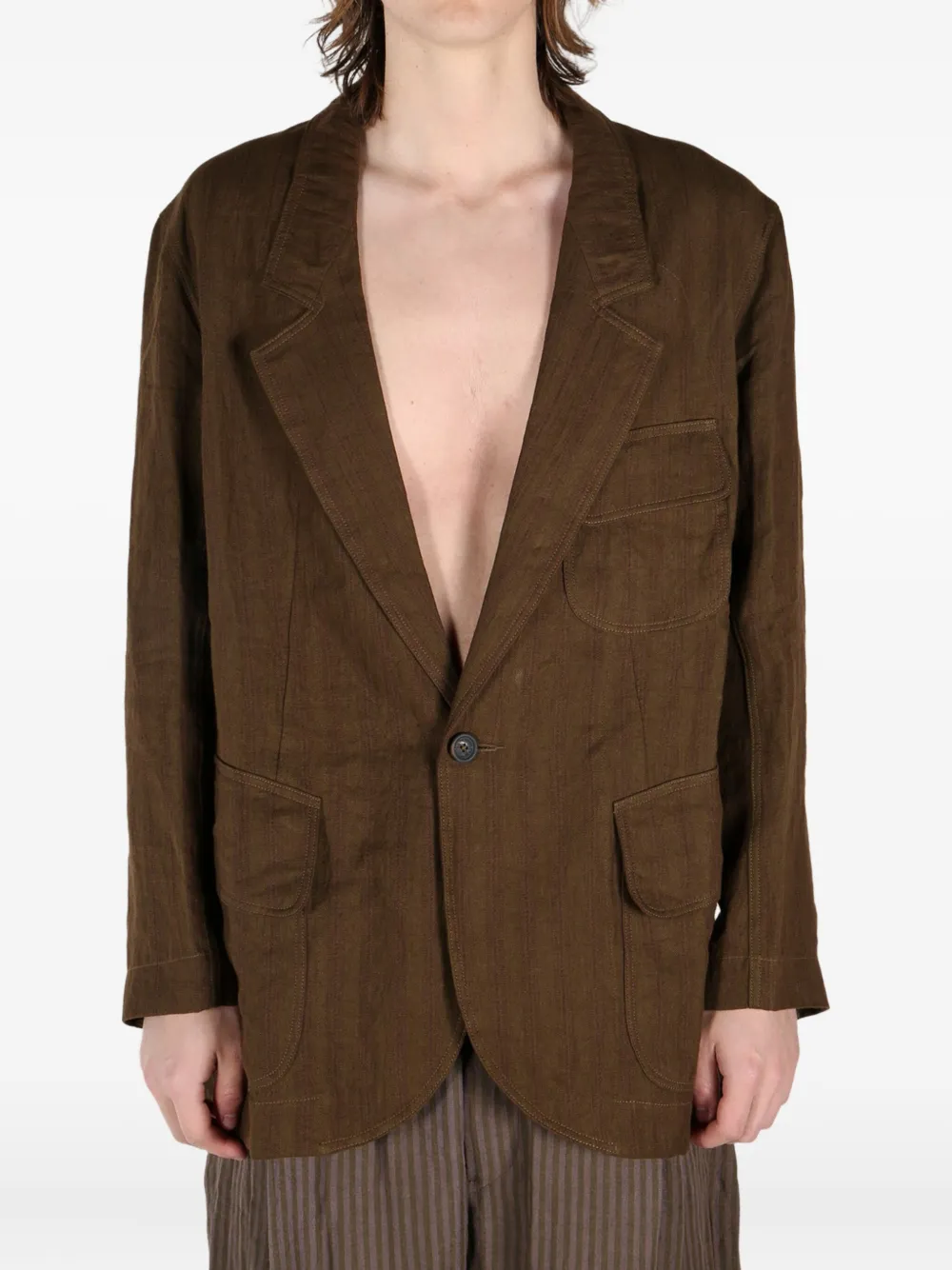 Ziggy Chen single-breasted blazer | Blazers | Image 2