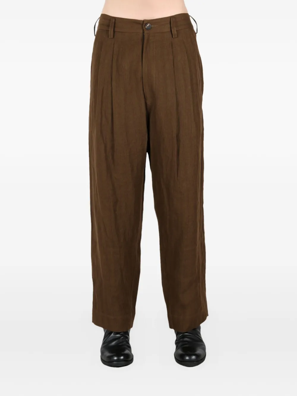 Ziggy Chen pleated trousers | Regular & Straight-Leg Trousers | Image 2