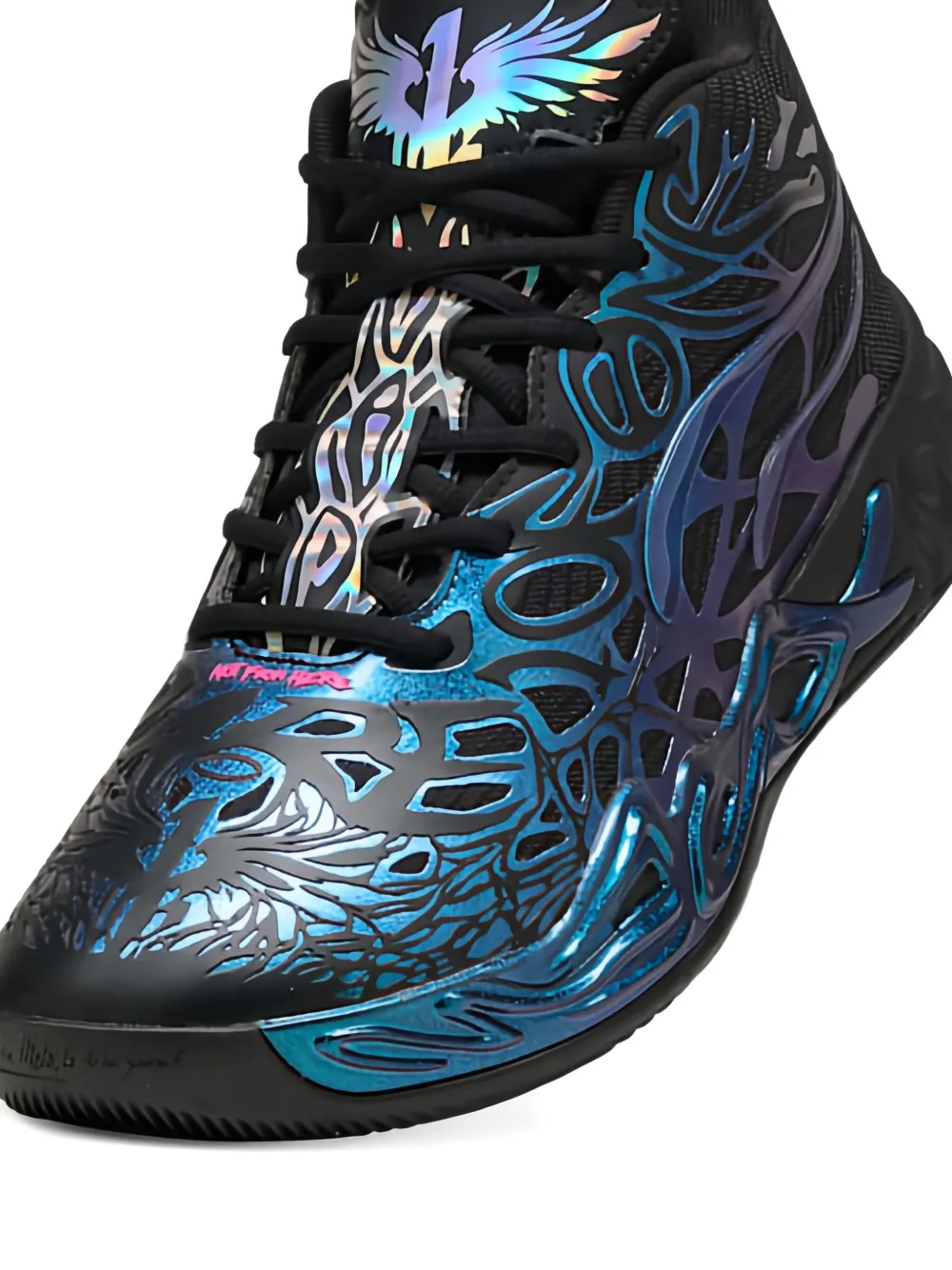PUMA flame-wing sneakers Black