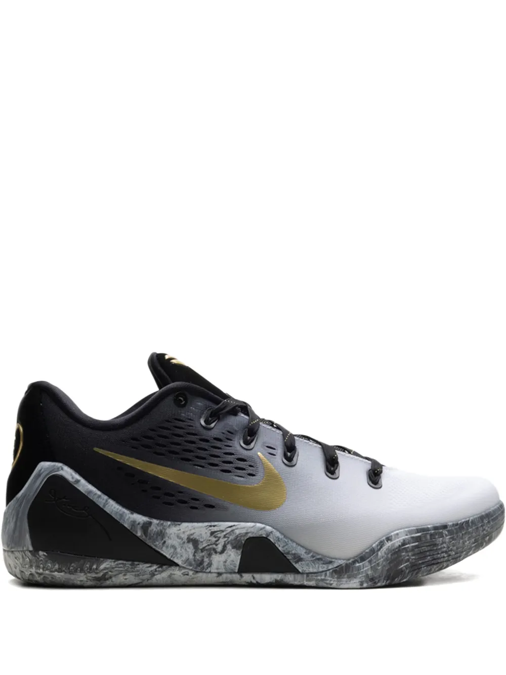 Nike Kobe 9 Elite Low EM Protro "Black Metallic Gold Black" sneakers