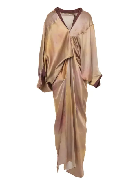 YANGKEHAN silk dress