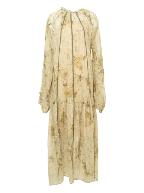 YANGKEHAN silk dress