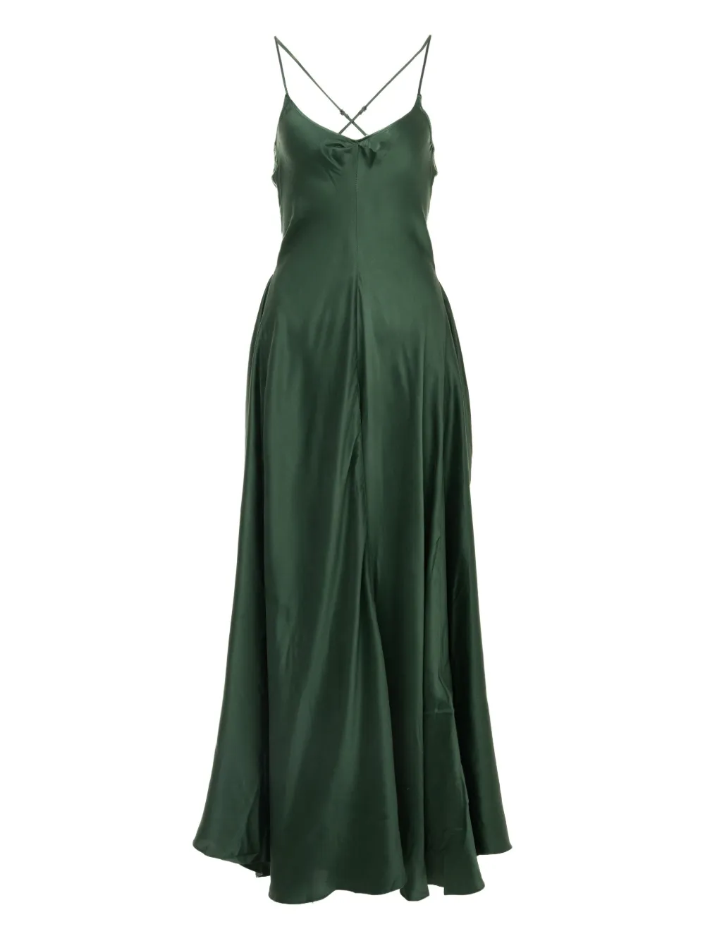 YANGKEHAN silk dress - グリーン YANGKEHAN silk dress - グリーン