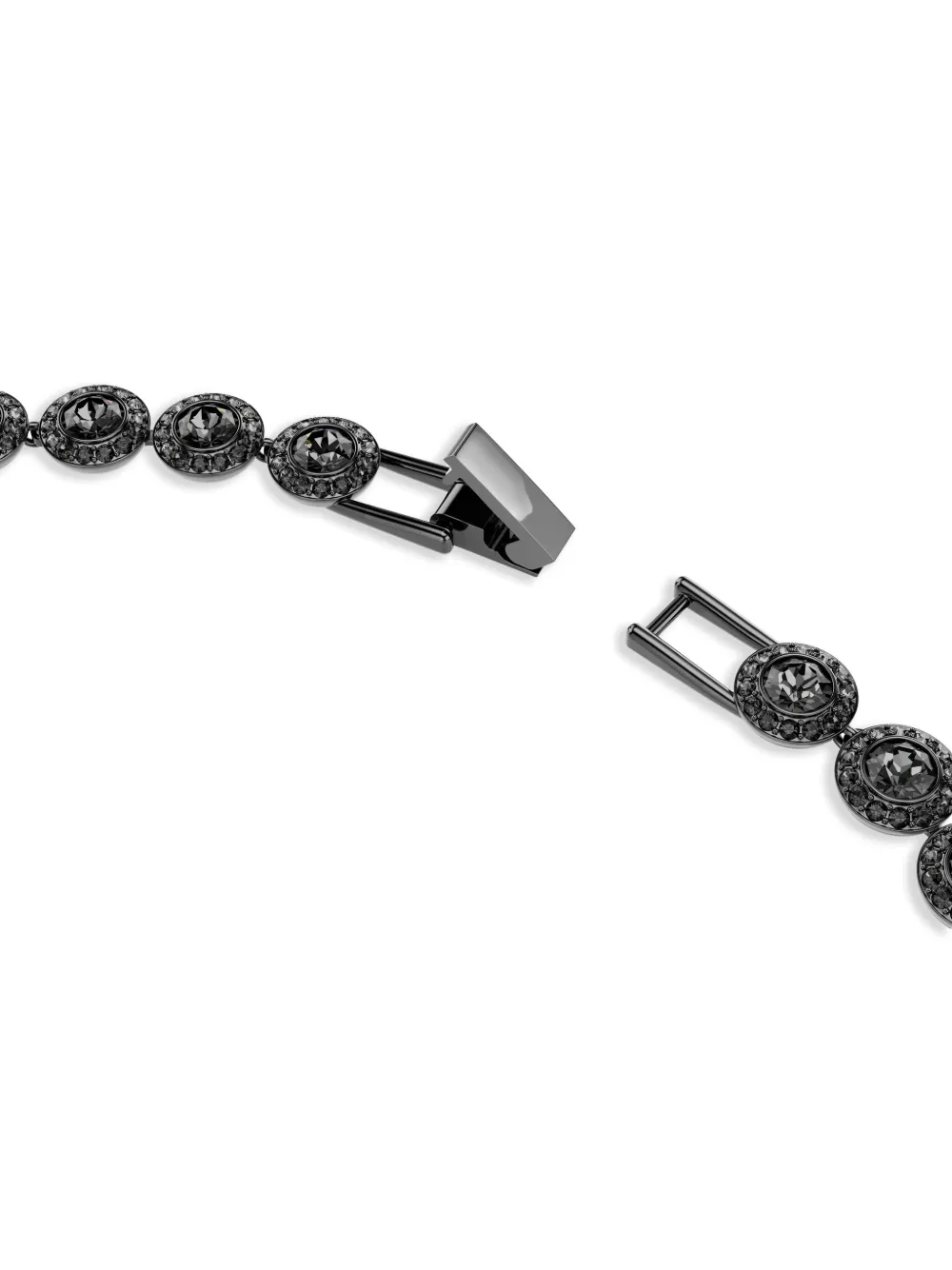 Swarovski Tennis halsketting - Zwart