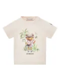 Moncler Enfant graphic-print t-shirt - Neutrals