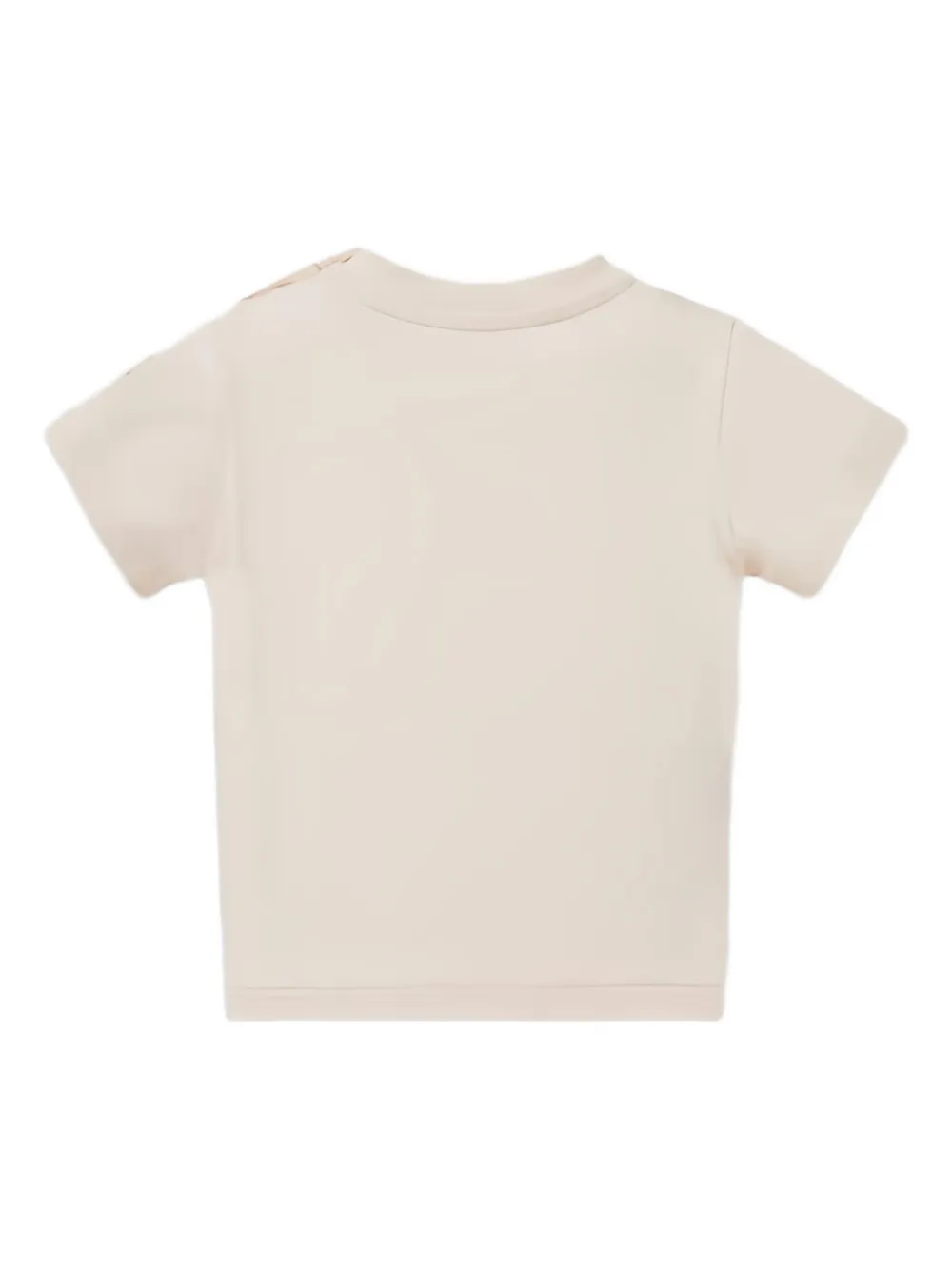 Moncler Enfant T-shirt met grafische print Beige