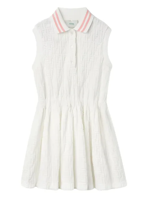 Fendi Kids FF-pattern sleeveless dress