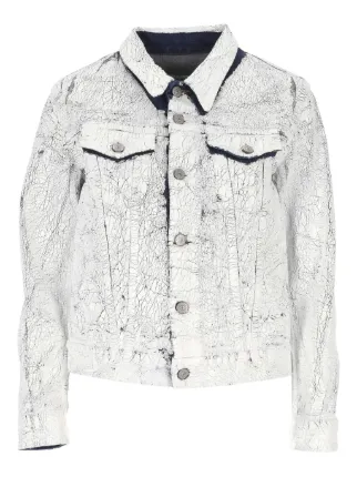 MM6 Maison Margiela デニムジャケット | ホワイト | FARFETCH JP