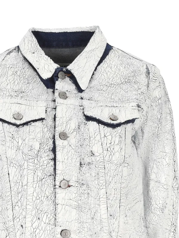 MM6 Maison Margiela デニムジャケット | ホワイト | FARFETCH JP
