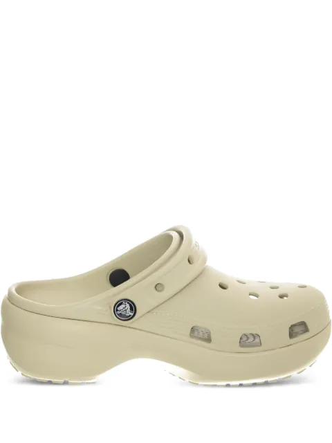 Crocs contoured platform clog sandals