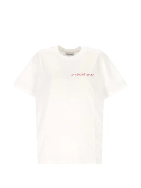 Maison Labiche T-Shirt mit Slogan-Stickerei
