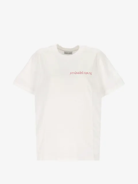 Maison Labiche embroidered-slogan T-shirt