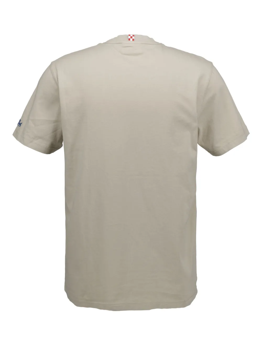 MC2 Saint Barth slogan-embroidered T-shirt - Beige