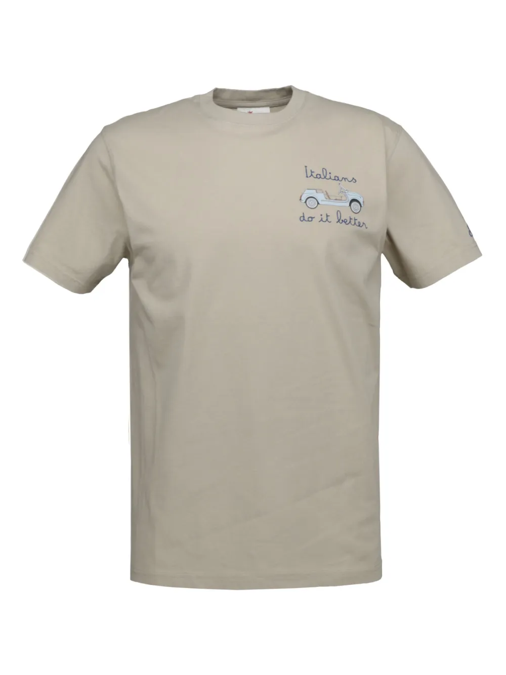 MC2 Saint Barth playera con eslogan bordado | neutro | Image 1