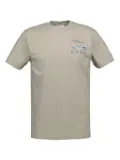 MC2 Saint Barth slogan-embroidered T-shirt - Neutrals