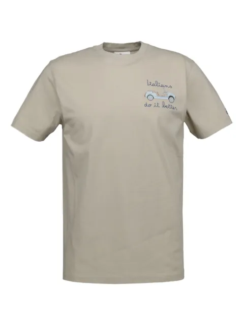 MC2 Saint Barth slogan-embroidered T-shirt