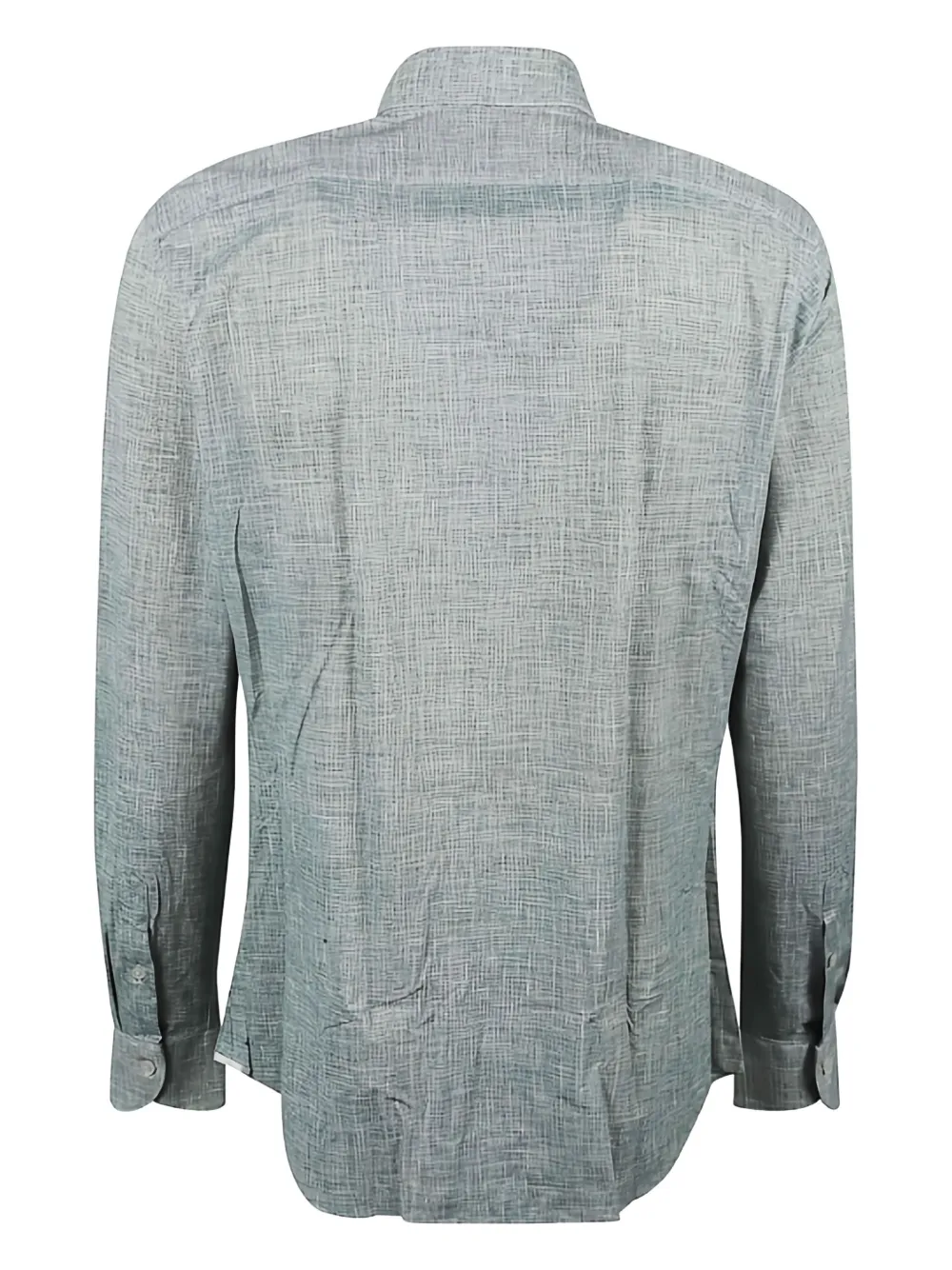 Xacus textured long-sleeved shirt - Grijs