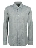 Xacus textured long-sleeved shirt - Grey