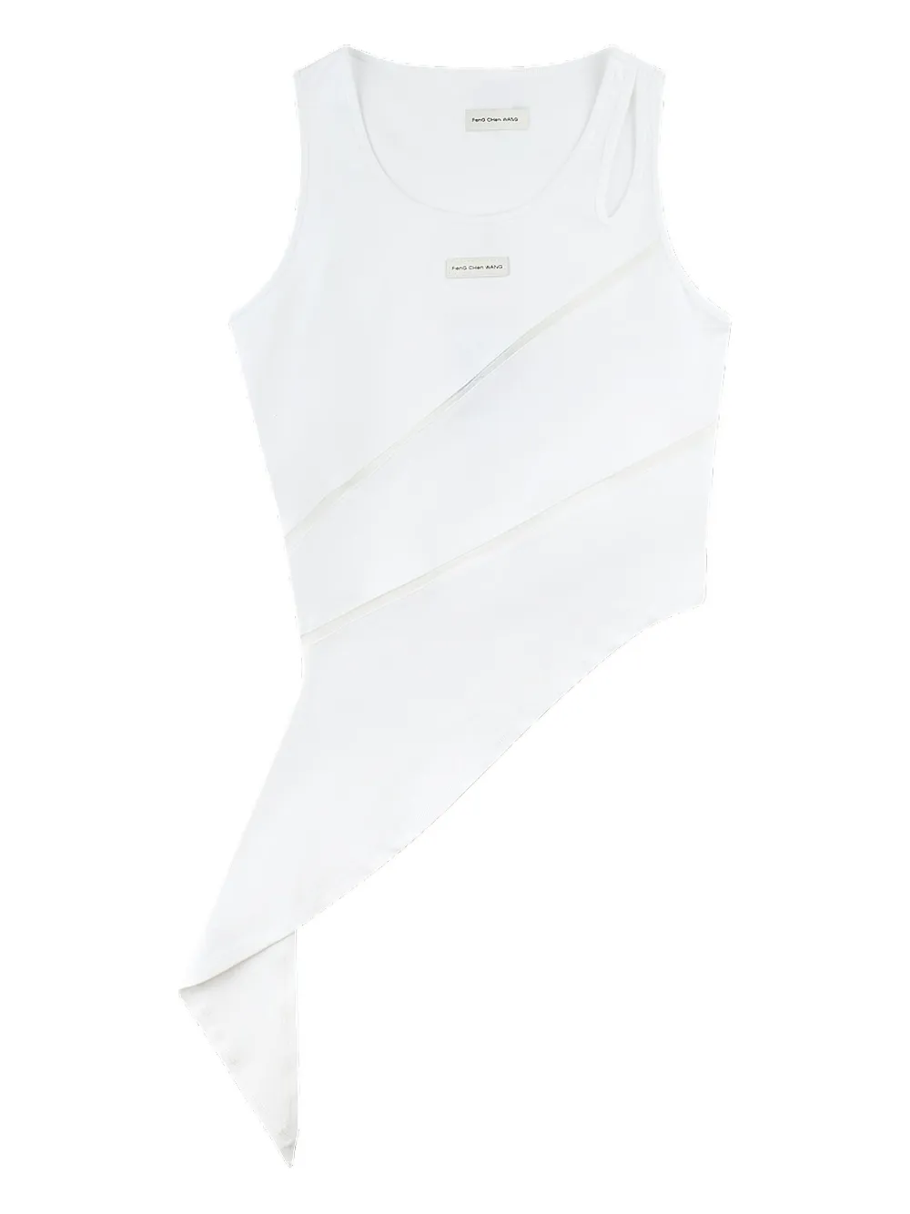 Feng Chen Wang chaleco con diseño patchwork | blanco | Image 1