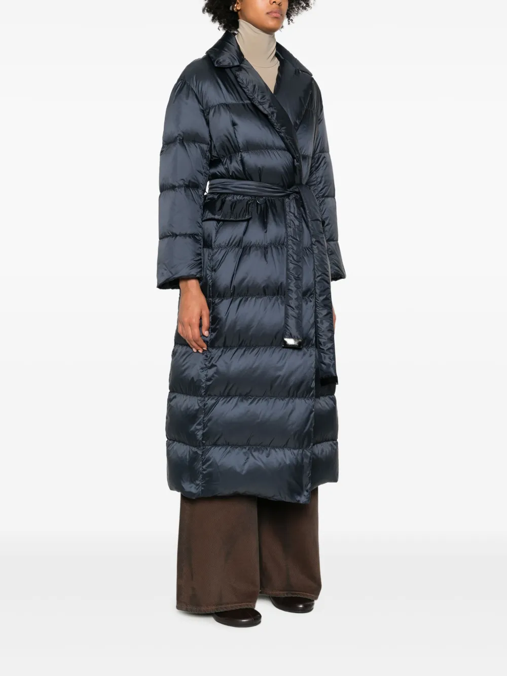 Max Mara Gewatteerde jas Blauw