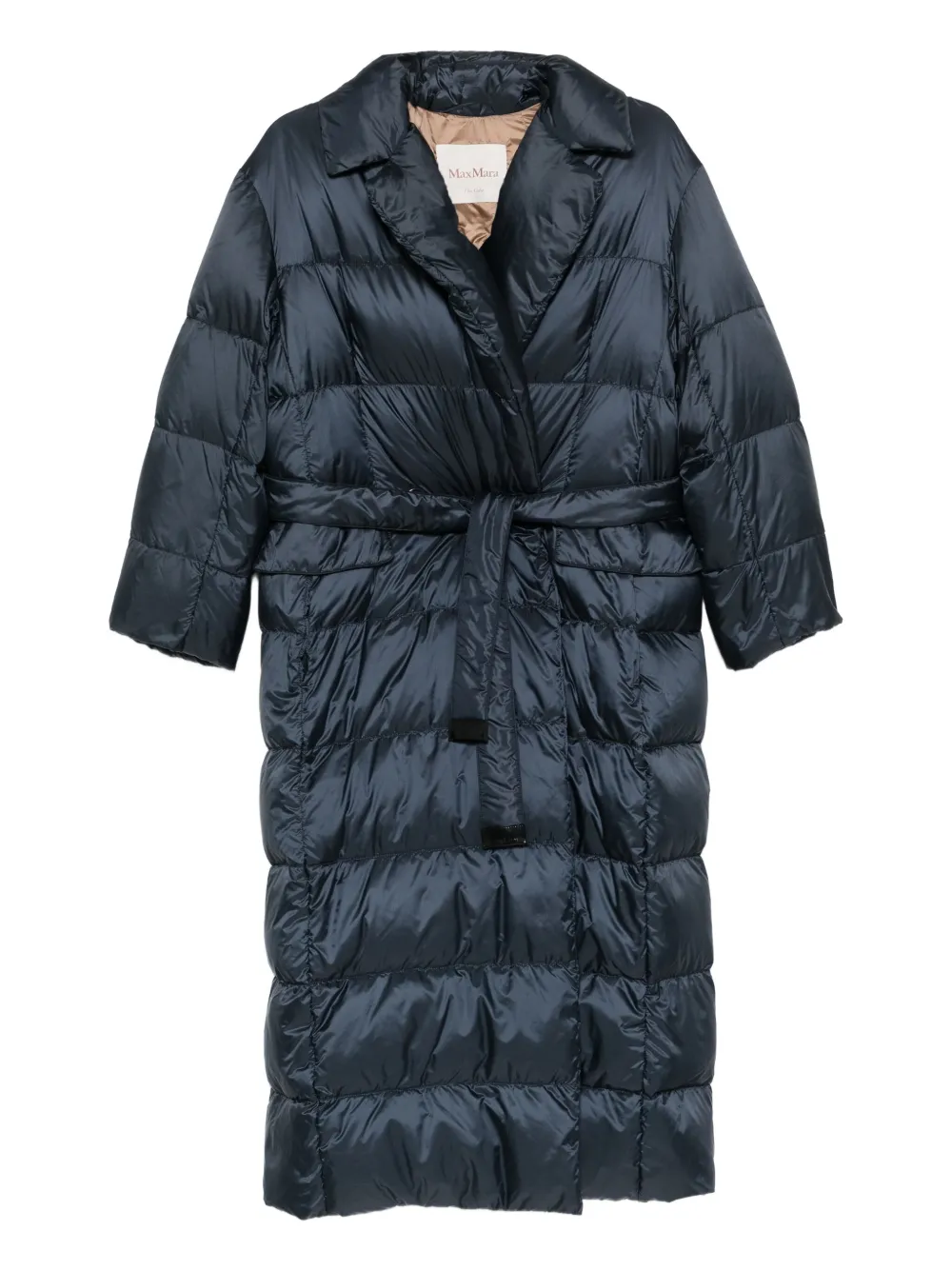 Max Mara quilted belted coat | Blue | Image 1