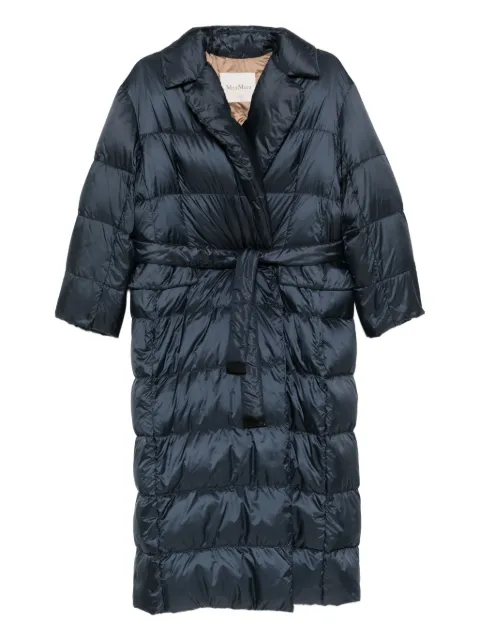 Max Mara quilted belted coat
